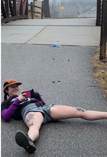 May or may not have geese poop on me now