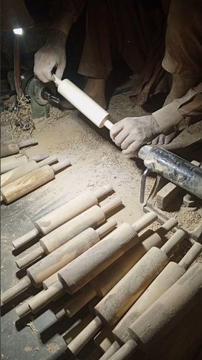 Satisfying Wood Turning and Making a Rolling Pin | How it’s Made Traditional Rolling Pin