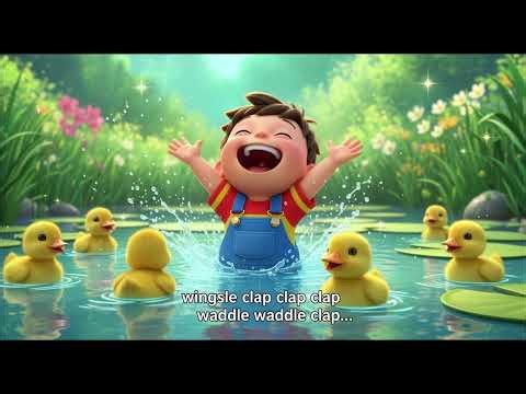 Ducky Wings Go Flap, Flap, Flap 🦆 | Interactive Nursery Rhyme with Animal Actions for Toddlers