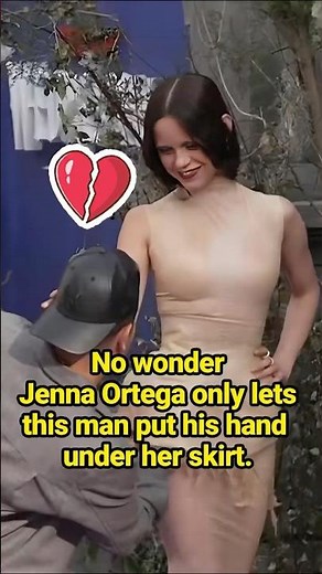 No wonder Jenna Ortega only lets this man put his hand under her skirt. #celebrity #JennaOrtega