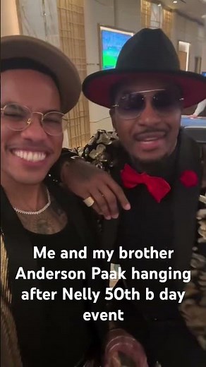 Nelly’s 50th b day event was epic and I had a ball. We performed, we had fun and we had love