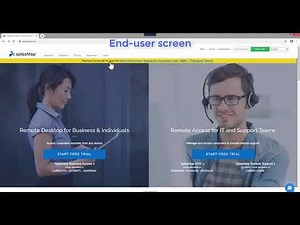 Attended Remote Support using Splashtop SOS