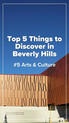 We’re highlighting the Top 5 Things to Discover in the City of Beverly Hills! 🌳✨ Number 5 on our list is to experience our vibrant arts & culture scene. Take a stroll to discover sculptures throughout the city, dive into the pop-art world of Mr Brainwash Art Museum, experience live performances at The Wallis and The Saban Theatre or view masterpieces in prestigious galleries like Sotheby’s and Gagosian. This holiday season, enjoy festive performances from the Gay Men's Chorus of Los Angeles, Bo