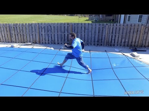 Solid Winter Pool Cover | #PoolGuys