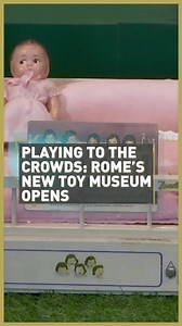4.8K views · 36 reactions | A collection of more than 700 toys from bygone times is on display at the Museum of Rome. The “For Fun” exhibition is designed with children in mind and includes planes, trains, dolls and robots which are on display until January. Would you like a glimpse into childhoods of the past? | CGTNEurope | Facebook