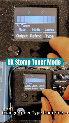 HX Stomp Tuner Settings @line6movies #guitartuner #hxstomp #tips #guitarpedals