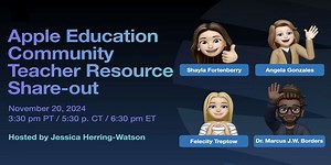 *RECORDING AVAILABLE* Apple Education Community Teacher