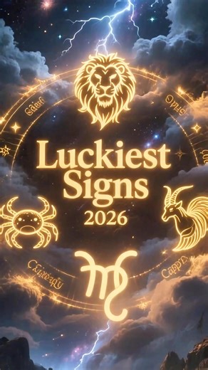 2026 will bring a major energetic shift, and four zodiac signs will experience powerful luck, breakthroughs, and expansion like never before — thanks to Jupiter’s transit. ♑ Capricorn: Long-term effort finally meets reward. ♋ Cancer: Blessings increase and challenges fade. ♒ Aquarius: A new path full of prosperity is opening. ♌ Leo: The luckiest sign of 2026 — get ready for wealth, recognition, and massive personal growth. 💫 Comment your zodiac sign to reveal your destiny. #ZodiacSigns #2026Pre