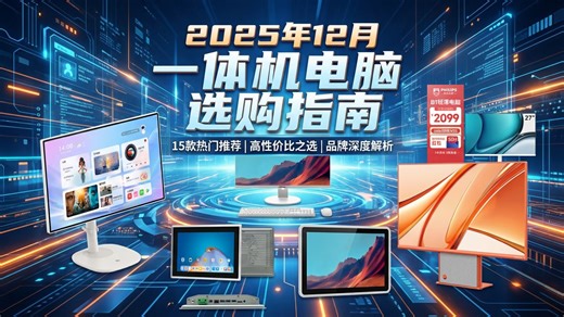 【2025年12月必看】电脑一体机选购指南：15款精挑细选推荐，哪个品牌值得入手？详解选购攻略，助你轻松选对一体机！