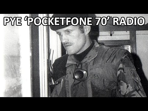 British Army Pye 'Pocketfone 70' Radio