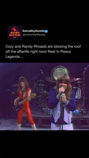 RetroRhythmHQ | 🎶In 1981, Ozzy Osbourne and Randy Rhoads delivered unforgettable live performances of “Mr. Crowley,” combining theatrical vocals with... | Instagram