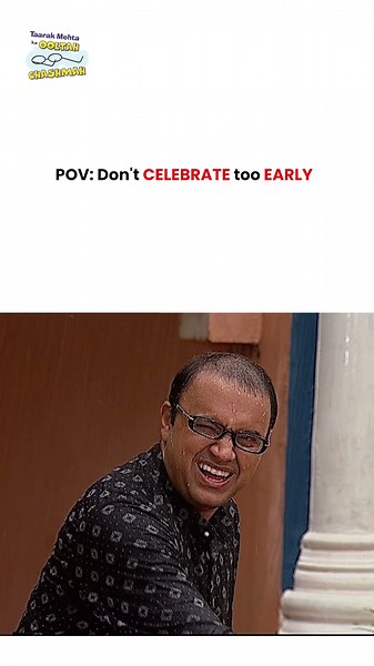 POV Don't celebrate too early ! #tmkoc #funny #jethalal #daya #shortsfeed