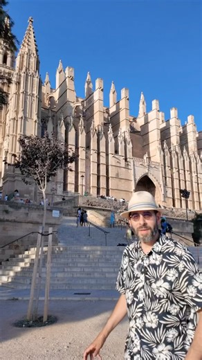 Arch Here | Architecture Page | Discover the breathtaking beauty of the Cathedral of Palma de Mallorca, a stunning Gothic masterpiece that dominates the skyline of this... | Instagram