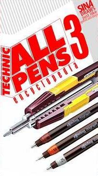 Technical Pens Encyclopedia 3rd episode is about the Rotring 2000series, Isograph, rapidograph new