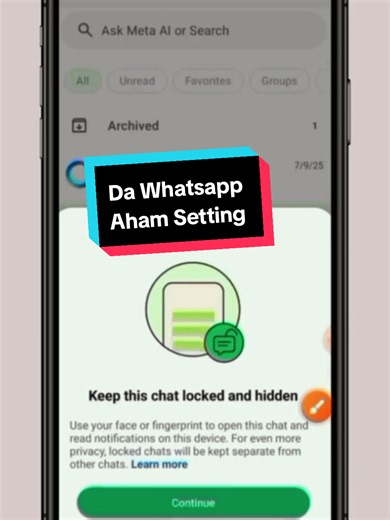 WhatsApp Aham Setting — How to Change WhatsApp Settings