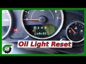 2007-2018 Jeep Wrangler Oil Light Reset