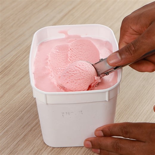 529K views · 11K reactions | Super creamy homemade strawberry ice cream! Very easy and simple | Recognizing Master | Facebook