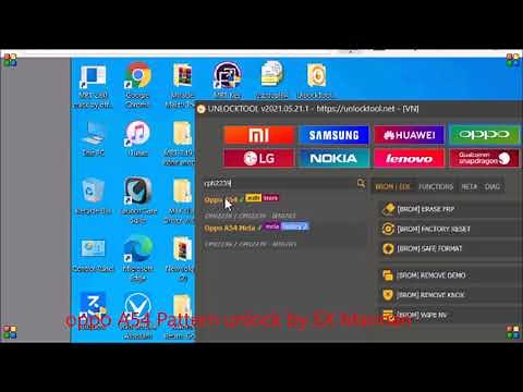 oppo A54 pattern unlock by unlock tool