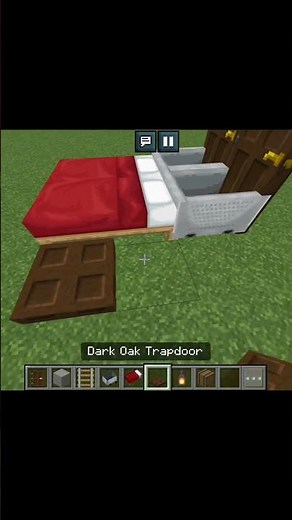 How to build modern bed in Minecraft