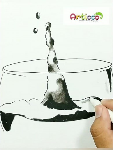 WATER SPLASH ON GLASS #SHORT