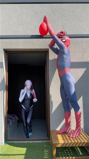 Spiderman Water Balloon Prank!😂#shorts