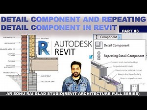 DETAIL COMPONENT AND REPEATING DETAIL COMPONENT IN REVIT #bim #revit
