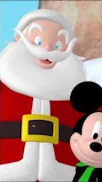 Mickey Mouse meets Santa Claus! 🎅MickeyMouseClubhouse DisneyJr.
