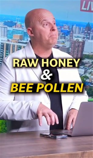 Benefits of using raw honey and bee pollen.