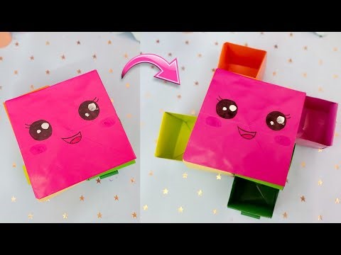 DIY Paper Drawer Box / Easy DIY Paper Box / Origami Box Tutorial for School Crafts — Crafty Minds