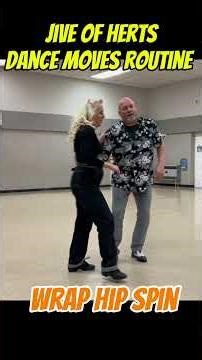 Jive of Herts dance moves routine: Wrap Hip Spin; Promenade Turn - dance moves to ‘up your game’ 😉