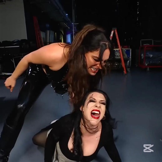 Requel rodriguez assault on Stephanie vaquer 💔😢 #raquelrodriguez #stephanievaquer #wwe #rhearipley