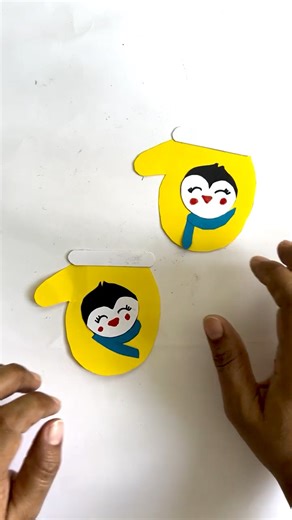 Easiest Paper Penguin Craft Ever #papercrafts #diy #shorts