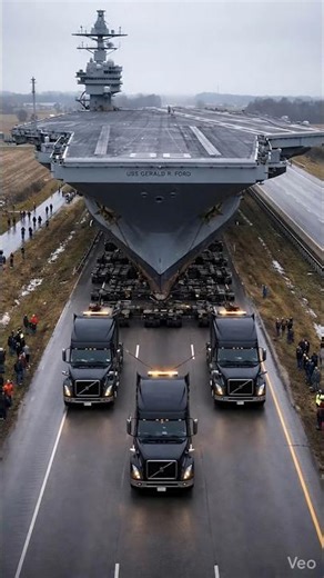 How Many Trucks Does it Take to Move an Aircraft Carrier?