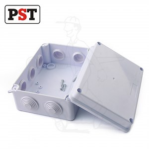 [Hot Item] IP65 Waterproof Junction Box, White Color with 12X36mm PVC Plugs