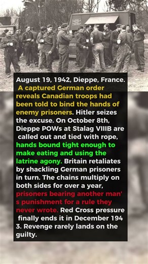 The Shocking Reaction to Allied POWs After the Dieppe Raid |WW2
