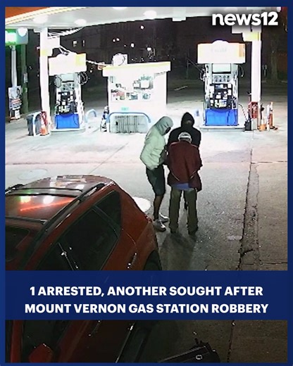 SUSPECT CHARGED: A suspect was arrested and another is sought following an armed robbery at a Mount Vernon gas station and a police-involved shooting. https://bit.ly/4n8t6LF | News 12 Westchester