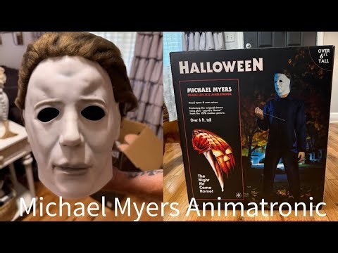 Spirit Halloween Michael Myers Animatronic Unboxing and Demo