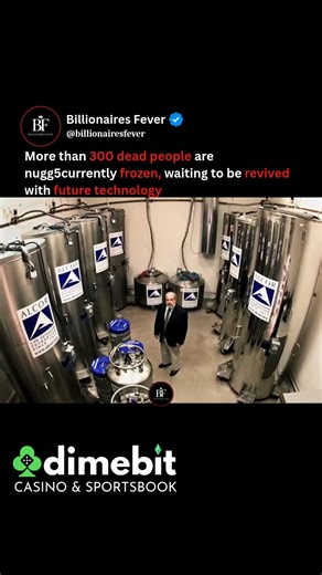SUCCESS | BUSINESS | WEALTH on Instagram: "Over 300 people are currently frozen in cryogenic facilities — their bodies preserved in liquid nitrogen, waiting for technology that doesn’t yet exist. The process, called cryonics, begins immediately after legal death. Blood is replaced with antifreeze-like chemicals, and the body is cooled to –196°C. The goal is to prevent decay until future medicine can repair cells, cure disease, and possibly reverse death itself. Major companies like Alcor and Cry