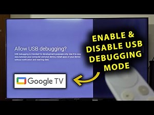 How To Enable & Disable USB Debugging Mode On Google TV! (Quick Guide)