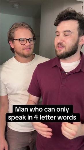 Man who can only speak in 4 letter words