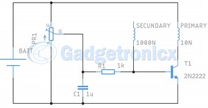 Simplest Tesla coil circuit using Transistor - Gadgetronicx