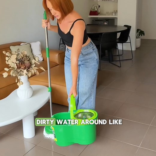 POV: You’re at Bunnings and the Sabco SupaDry Gen2 Spin Mop is calling your name 💋 The stainless steel wringer gets the microfibre mop head the perfect dampness, and the rinse feature cleans the mop head underwater. Give it a spin! Now at Bunnings. | Sabco Australia