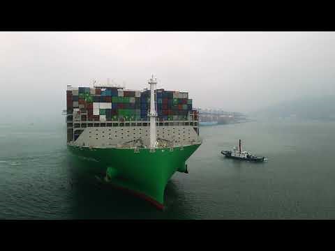 CMA CGM Palais Royal LNG Powered 400m container ship 達飛海運集團 皇家宮殿號