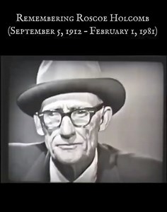 Remembering Roscoe Holcomb (September 5, 1912 – died February 1, 1981) He was an American singer, banjo player, and guitarist from Daisy, Kentucky. A prominent figure in Appalachian folk music, Holcomb was the inspiration for the term "high, lonesome sound," coined by folklorist and friend John Cohen. The "high lonesome sound" term is now used to describe bluegrass singing, although Holcomb was not, strictly speaking, a bluegrass performer. Here he is performing "Fair Miss In The Garden" #roscoe