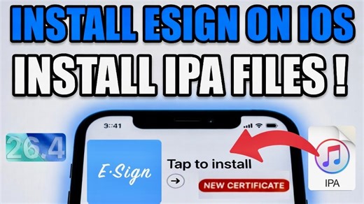[UPDATE] Install ESign and IPA Files on iPhone & iPad NO PC | Install IPA Files on iOS 15 -26.4 - iPhone Wired