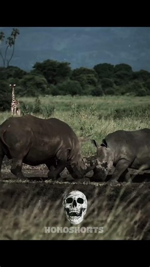 The Last One is Fearless ☠️ #rhino #shorts