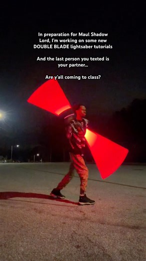 MAUL TUTORIALS LOADING… #starwars #darthmaul #maulshadowlord #doublebladedlightsaber