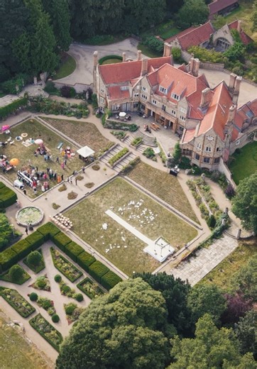Breathtaking Drone Footage of a Stunning Summer Wedding