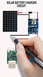 Solar Battery charger circuit #diy solar charger #battery charger | Electric 2.0