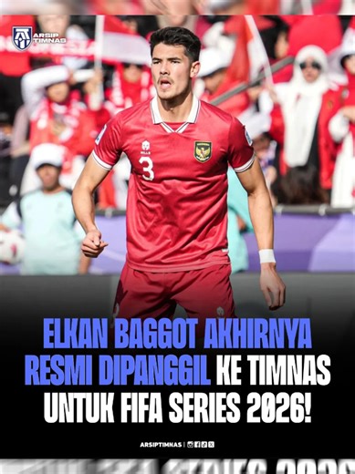 BREAKING NEWS 🚨 Elkan Baggott akhirnya dipanggil Timnas Indonesia! Pemain Ipswich Town itu masuk dalam proyeksi skuad untuk FIFA Series 2026. Kabar tersebut diungkapkan langsung oleh Ketua Badan Tim Nasional (BTN), Sumardji. Ia mengatakan pemain berusia 23 tahun itu dipanggil oleh pelatih John Herdman untuk memperkuat Timnas Indonesia di FIFA Series 2026. 🗣️: